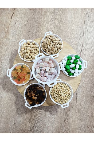Pembishayatlar Porcelain Presentation Set with Rotating Bamboo Stand