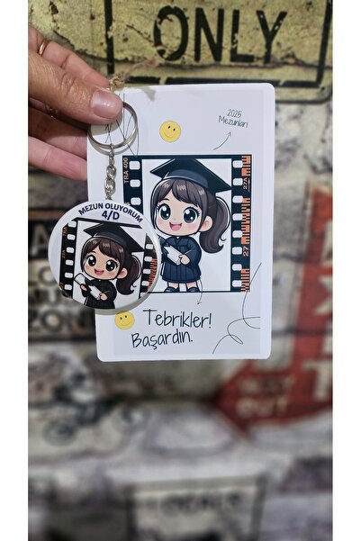 SOFT 20 Adet Mezuniyet Hatırası Kart 58 Mm 10x15 Kart