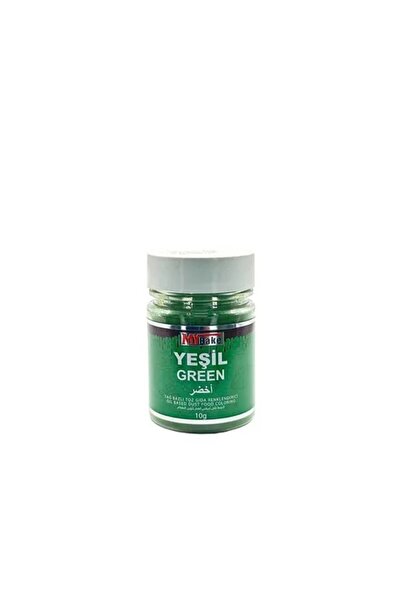 MY BAKE Yağ Bazlı Toz Gıda Boyası Yeşil 10 Gr – Yoğun Renkli Pasta, Kek ve Şe...