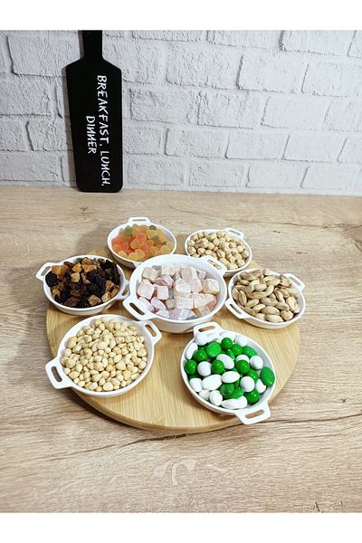 Pembishayatlar Porcelain Presentation Set with Rotating Bamboo Stand