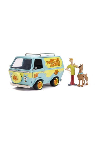 Toys SCOOBY DOO MYSTERY VAN SET CONSISTS OF 1:24 SCALE METAL VAN AND 2 SCOOBY DOO AND SHAGGY FIGURES