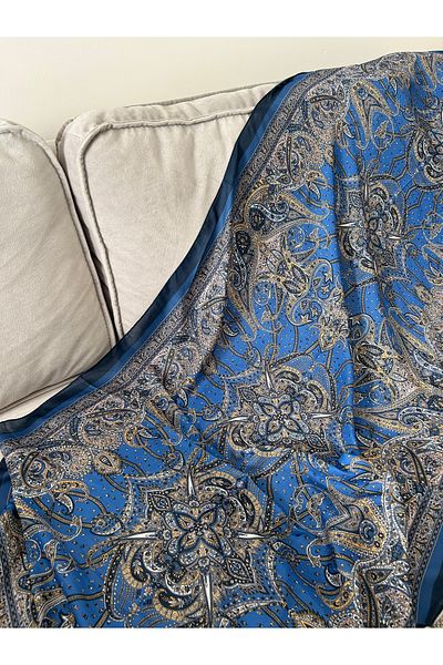 Sümeyye çeyiz Ethnic Ρετρό Σχέδιο Μαλακό Βαμβακερό Σάλι 180*85 cm