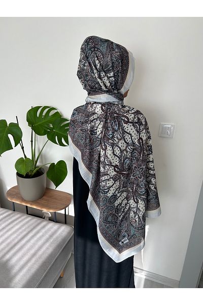 Sümeyye çeyiz Ethnic Ρετρό Σχέδιο Μαλακό Βαμβακερό Σάλι 180*85 cm