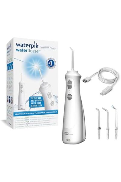 Waterpik Pearl - Dental Su Floseri, Şarj Edilebilir Taşınabilir Diş Jeti,