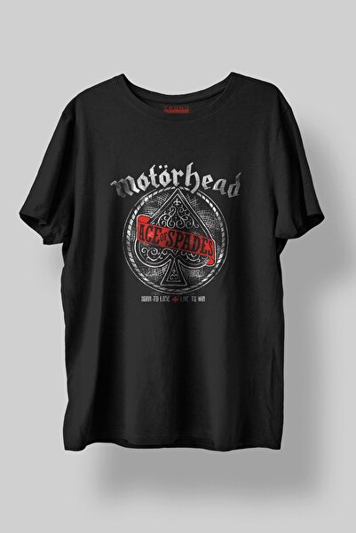 Sound Gorgeous Унисекс тениска с музикален принт Motorhead, черна, 100% памук...