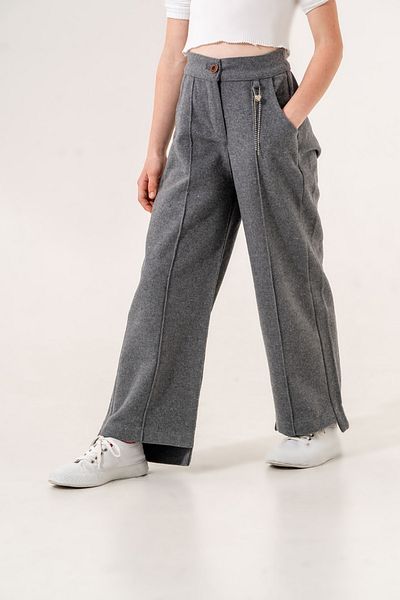 GİYİCEM TEKSTİL Girl's Nevürlü Linen Trousers