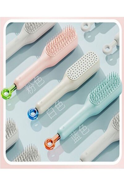 tafce Βούρτσα μαλλιών που καθαρίζεται εύκολα με αυτοκαθαριζόμενη χτένα μαλλιών 1 τεμάχιο