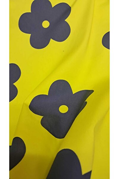 Butik Papatya Desenli Poplin Kumaş En 140 Cm