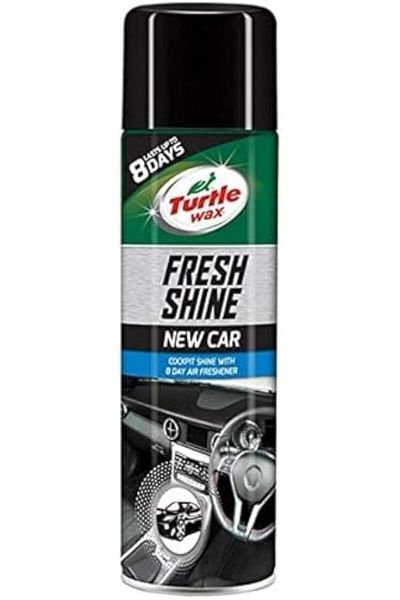 Turtle Wax 51787 Fresh Shine Car Cockpit Shine & Air Freshner New Car Scent