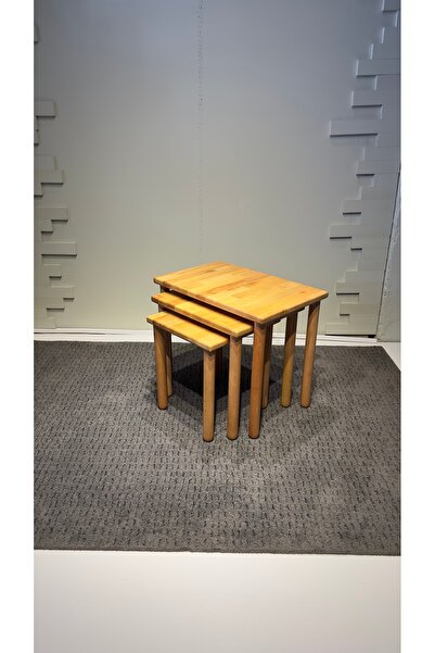 LERA HOMES Zigon sehpa, ahşap sehpa, bohem sehpa, ceviz sehpası, servis sehpa...