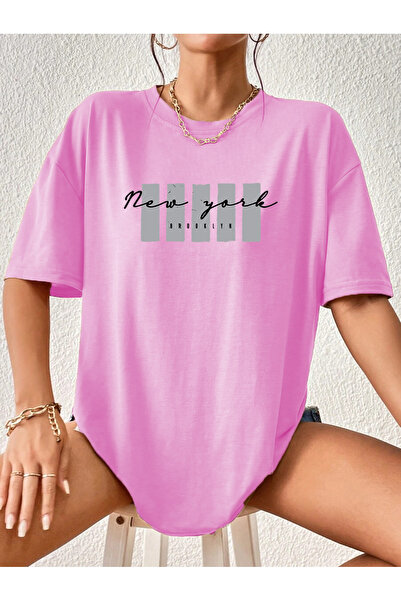 BİKOMBİNE Λευκό μπλουζάκι με στάμπα New York X