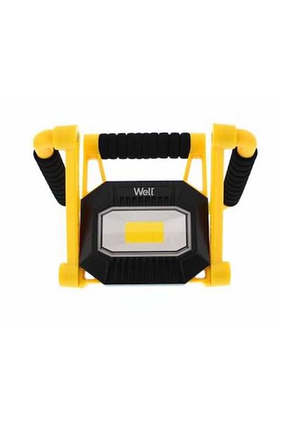 Well Proiector LED portabil cu acumulator, 10W, 4000K, IP65, WELL LEDFPN-MOBILE10-WL