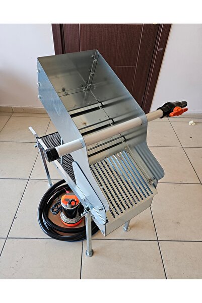 in mekanik gold GOLD MATİK MOTORLU ızgaralı bentli savak akarsuda altın eleme