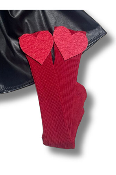 özge başaran Girl's Leather Skirted Bow 3-Piece Set - Ruffled Sleeveless Bodysuit, Heart Socks, Bandana