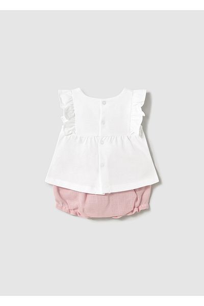 MAYORAL Baby Girl Kids Set with Shorts Summer 2-Piece Baby Pink