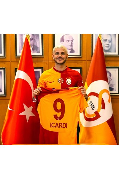Marka Extra Galatasara'Y- 2023.2024 Season Adult Football Shirt Parted İ'Cardi̇ 9