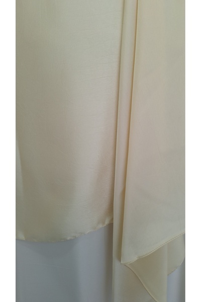 Lavena scarfs Κλασικό Απλό Ζαφείρι Σάλι - Κρέμα