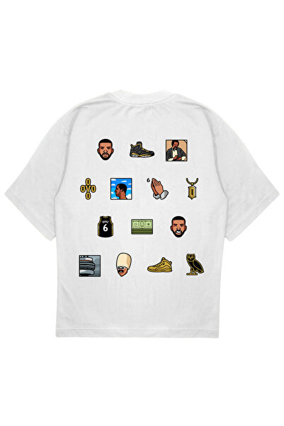 SVART WEAR Μουσική μπλουζάκι DRAKE SET oversized