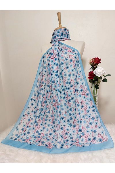 REMOMODA Patterned Soft Cotton Shawl
