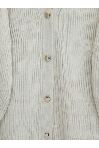 HİJABAYA Buttoned Mid-Length Knitwear Cardigan