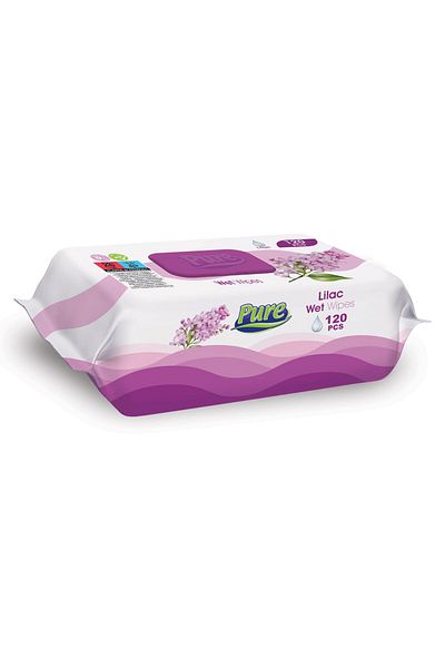 Pure Servetele umede Pure 120 buc. Liliac