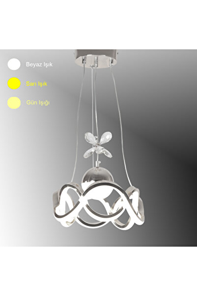 TT AYDINLATMA TT333-1TPL-KR TT Aydınlatma Dalgalı Model Krom Kaplama Tek Topl...