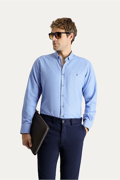 Kiğılı Long Sleeve Regular Fit Lumberjack Cotton Button Collar Shirt
