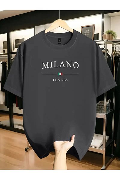MANCY Unisex Large Size Printed Oversize 100% Cotton T-Shirt