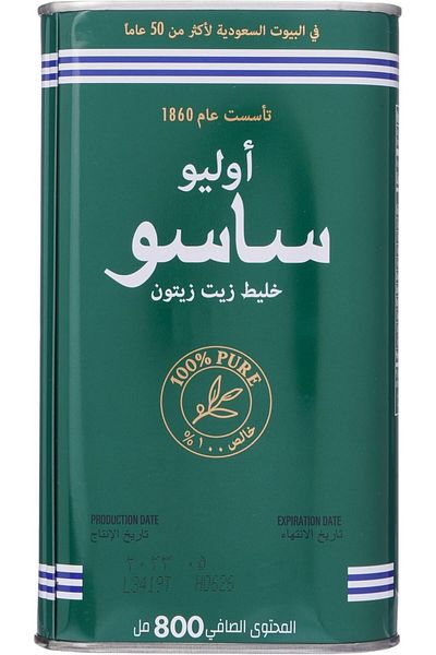 North Star زيت زيتون نقي من ساسو، 800 مل - عبوة من قطعة واحدة