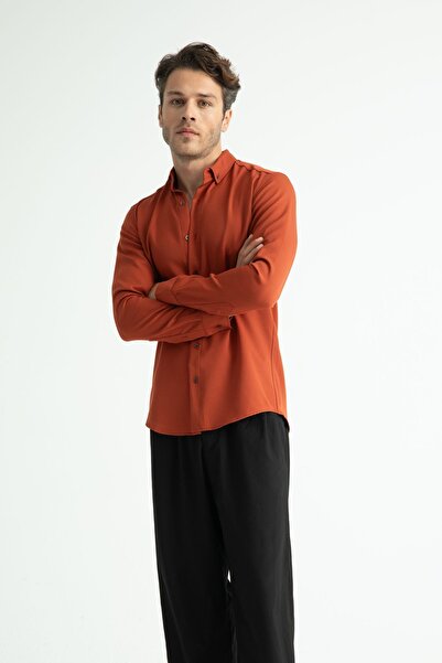 Redline Flex Slim Fit Soft Easy Iron Breathable Men's Shirt