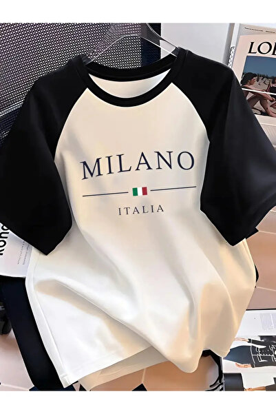 MANCY تي شيرت كبير الحجم مطبوع للجنسين