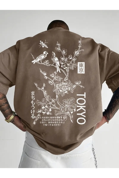 MANCY Unisex Printed Oversize T-shirt