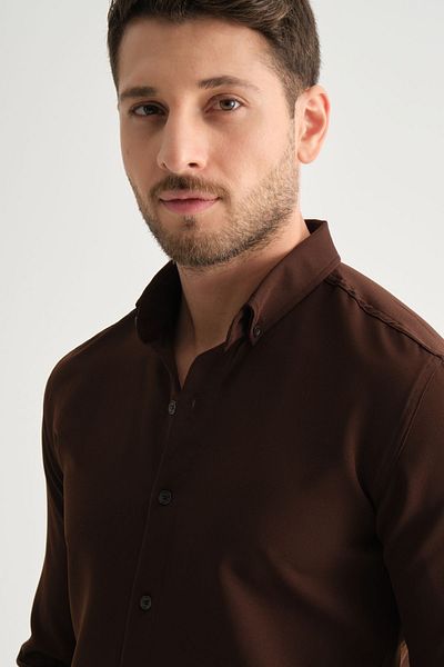 Redline Ανδρικό πουκάμισο - Flex Slim Fit, Μαλακός ιδρώτας, Εύκολο Σιδέρωμα, Αναπνεύσιμος