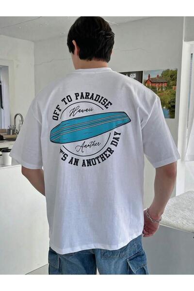 MANCY Unisex Raja Štampano Oversize kroj 100% pamuk T-shirt