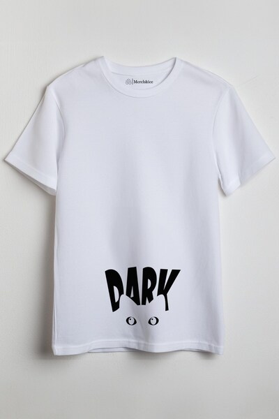 Merch&ice Tamno mačka Štampano Unisex T-shirt