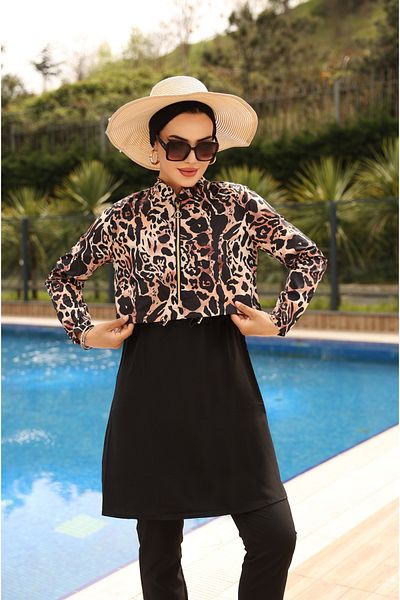 KXSPOR Kx - Hijab Swimsuit-Parachute Full Covered Hijab Swimsuit - Sea and Pool Hijab Swimsuit