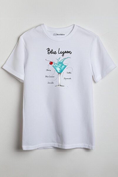 Merch&ice Tarifli Plava Lagauna Štampano Unisex T-shirt