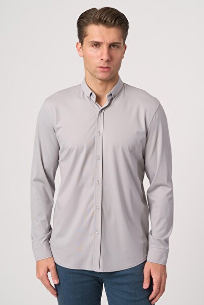 White Stone White Stone 2025-Y G3023-1 Shirt Gray