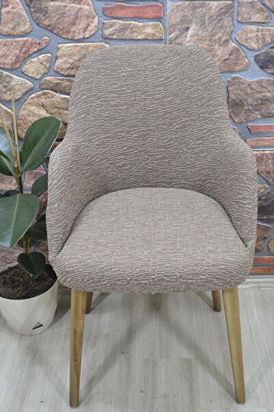 kılıfteks Büyük Kollu Sandalye Kılıfı Jakar Kumaş