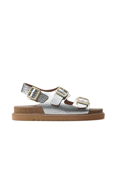 Mammamia Sandale de zi cu zi pentru femei 25y D25ys-2630 Z Silver