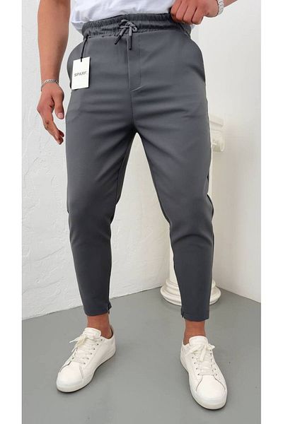 bafatex Ανδρικό ύφασμα Hürrem με φερμουάρ Jogger Bottom
