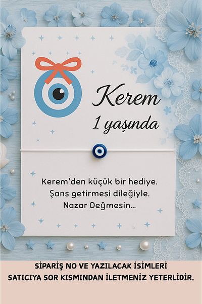 Emtory Home Children's Mevlid Evil Eye Bracelet - 12 Pieces - Mevlid Gift - Welcome Baby Gift - Birthday Gift