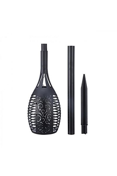 FOXMAG24 Lanternă solară FOXMAG24®, senzor, lumină LED, impermeabilă, baterie 2200 mAh, flux luminos 35 lm, neagră