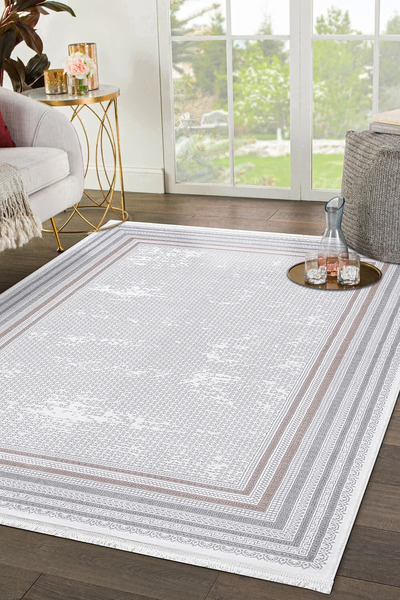 SerenitaHome Yıldız Collectıon Gri Mavi Krem Modern Ve Şık Oturma Odası Salon...