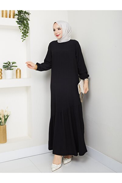 SudeHlt.co Hijab Asymmetrical Dress