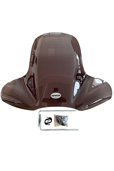 MOPARSAN Atv Büyük Boy Füme Bağlantılı 60*80 Ön Cam Siperlik