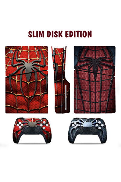 KT Decor Spider Playstation 5 Full Sticker Kaplama Seti