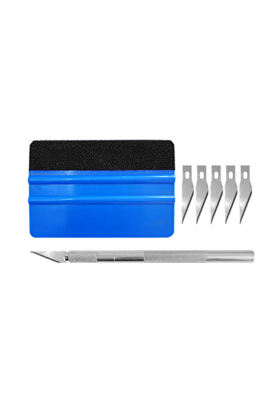 Choice1 Type 05 Car Wrapping Tools Kit Scraper Film Kits Felt Squeegee Hard Scraper Cutter Wrap Tool Window