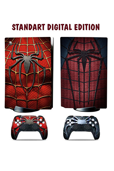 KT Decor Spider Playstation 5 Full Sticker Kaplama Seti