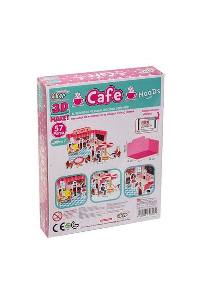 Akar Cafe Model 3D Puzzle